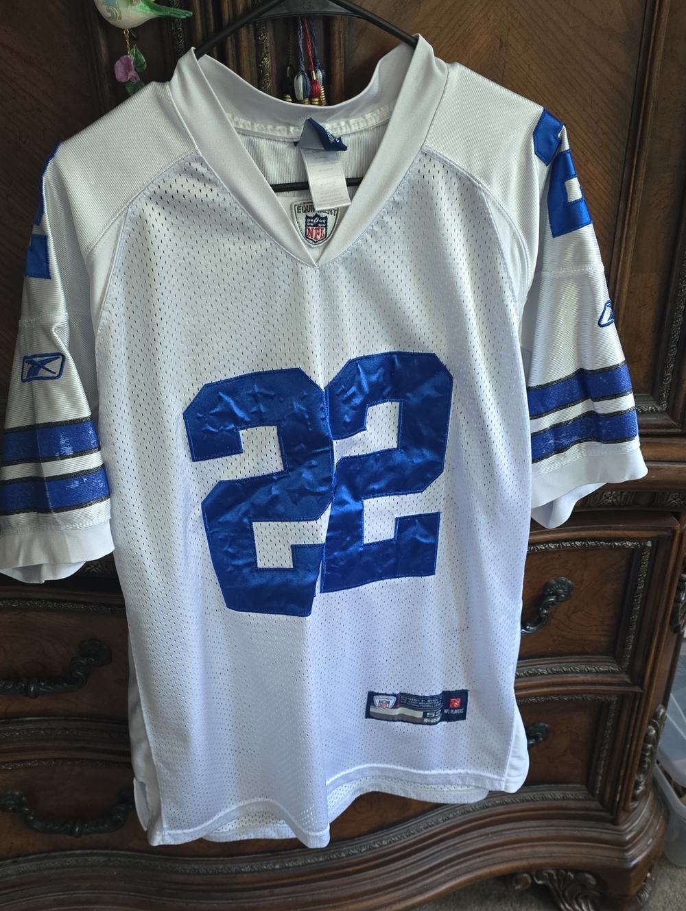 🏈 Vintage Onfield Reebok EMMIT SMITH Dallas Cowboys Patch Jersey. 🏈